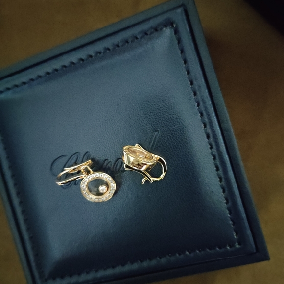 Chopard 18k gold earrings - Picture 2 of 6